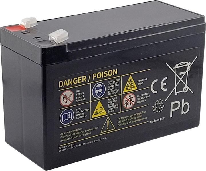 Actual product image Acconic HP7.2-12 Hi-Life Power AGM 12V 7.2Ah USV-Batterie (12 V, 7.20 Ah)