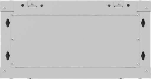 Immagine prodotto Lanberg Wandmontage 19 4HE 540X350 grauer Rackschrank mit Glastür (flat pack) (4 HE, Rack da 19 pollici)