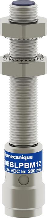 Image du produit TE Sensors Sensor, Inductive M08 1.5mm, PNP NO, M12 (Interrupteur)