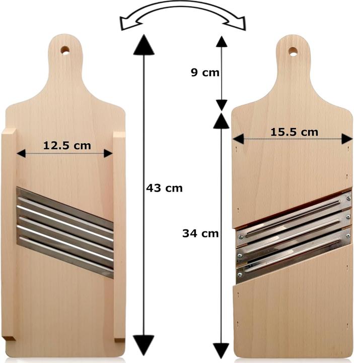Image du produit Ostento Gemüsehobel mit 3 Klingen