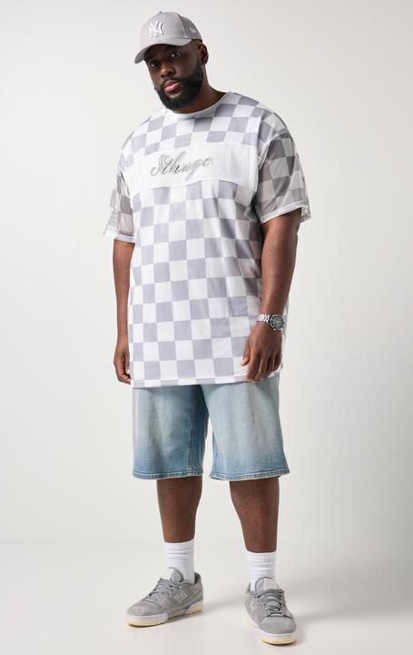 Produktbild Sthuge T-Shirt, Halbarm, oversized, Mesh, Muster (XL)