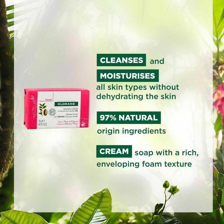 Immagine prodotto Klorane Cura della pelle - Sapone in crema ai fiori d'ibisco (Lozione di sapone)