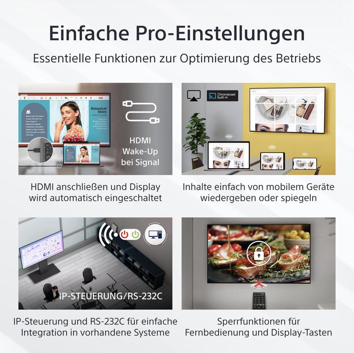 Image du produit Sony FW-43EZ20L 43IN LED 4K (3840 x 2160 pixels, 43")