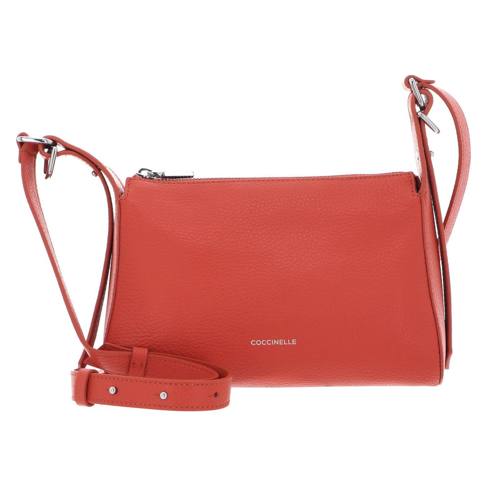 Coccinelle, Damen, Handtasche, Bishop Mini Bag Grained Leather
