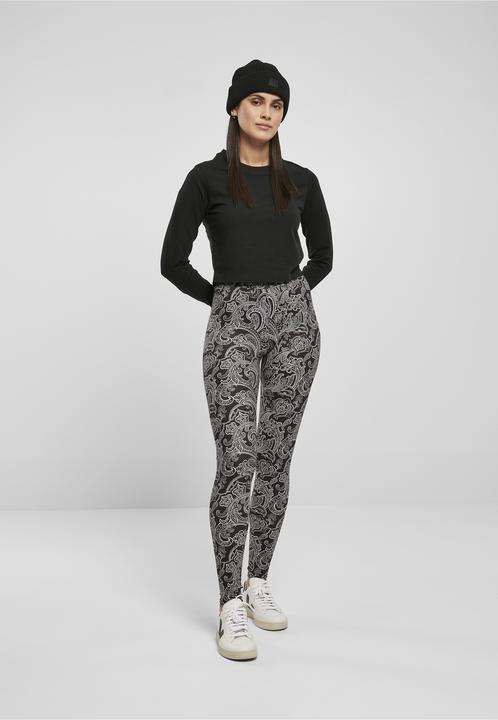 Actual product image Urban Classics Ladies Soft AOP Leggings - 16531 (L)