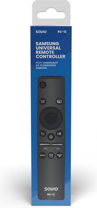 Actual product image Savio RC-12 Remote Control IR Wireless TV (Device-specific remote control, Infrared)