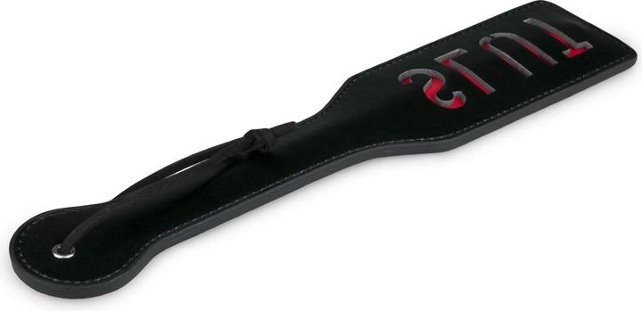 Actual product image Fetish Collection Zwarte leren paddle slut