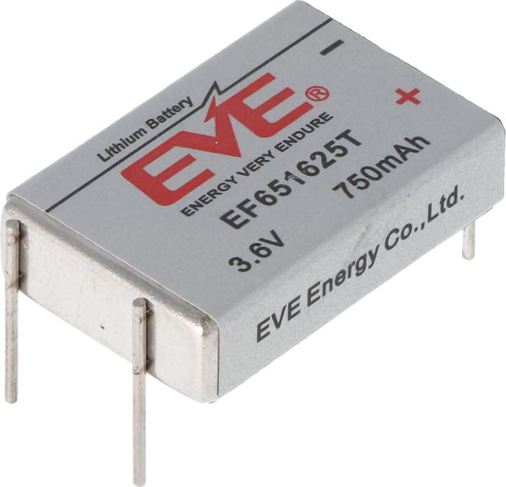 Produktbild Eve EF651625T Lithium-thionyl Chloride Li-SOCl2 Battery (750 mAh)