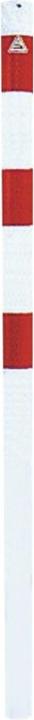 Produktbild kaiserkraft Absperrpfosten, Ø 60 mm, weiß / rot