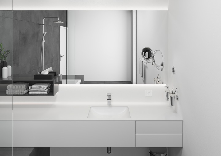 Productafbeelding hansgrohe Vernis Shape ééngreeps wastafelmengkraan 100 zonder opklapbare afvoer