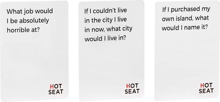Immagine prodotto Dyce Games Hot Seat - The Adult Party Game About Your Friends (Versione inglese) (Inglese)