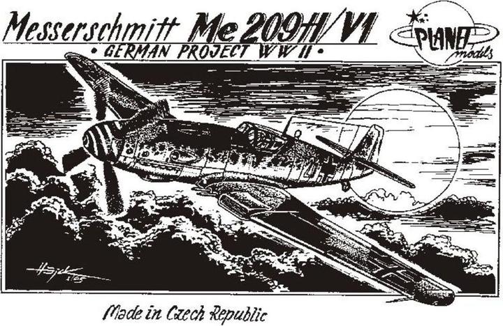 Produktbild Planet Models Messerschmitt Me 209 H/V1 WW II Projekte