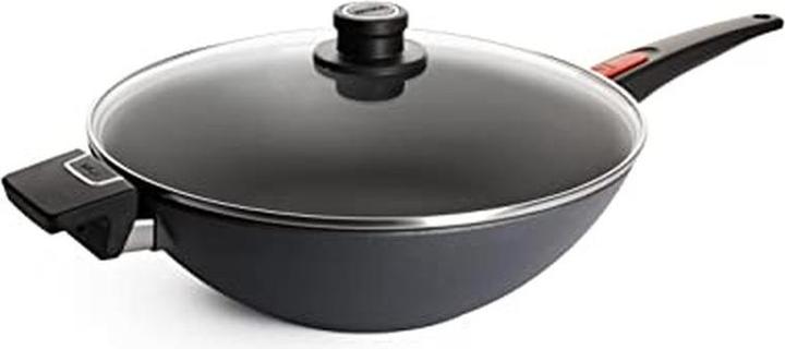 Woll Diamond Lite Wok e pentola in ghisa con coperchio Ø 34 cm (34 cm, Wok, Ghisa)