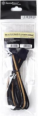 Actual product image Silverstone PCI 8-pin to PCIe 6+2-pin cable
