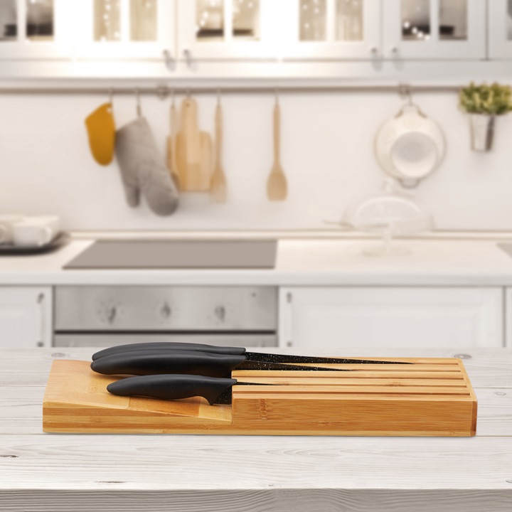 Image du produit Relaxdays Range couteaux de cuisine