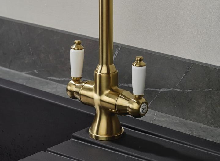 Image du produit Bristan Robinets mélangeurs à double poignée avec installation facile par le dessus