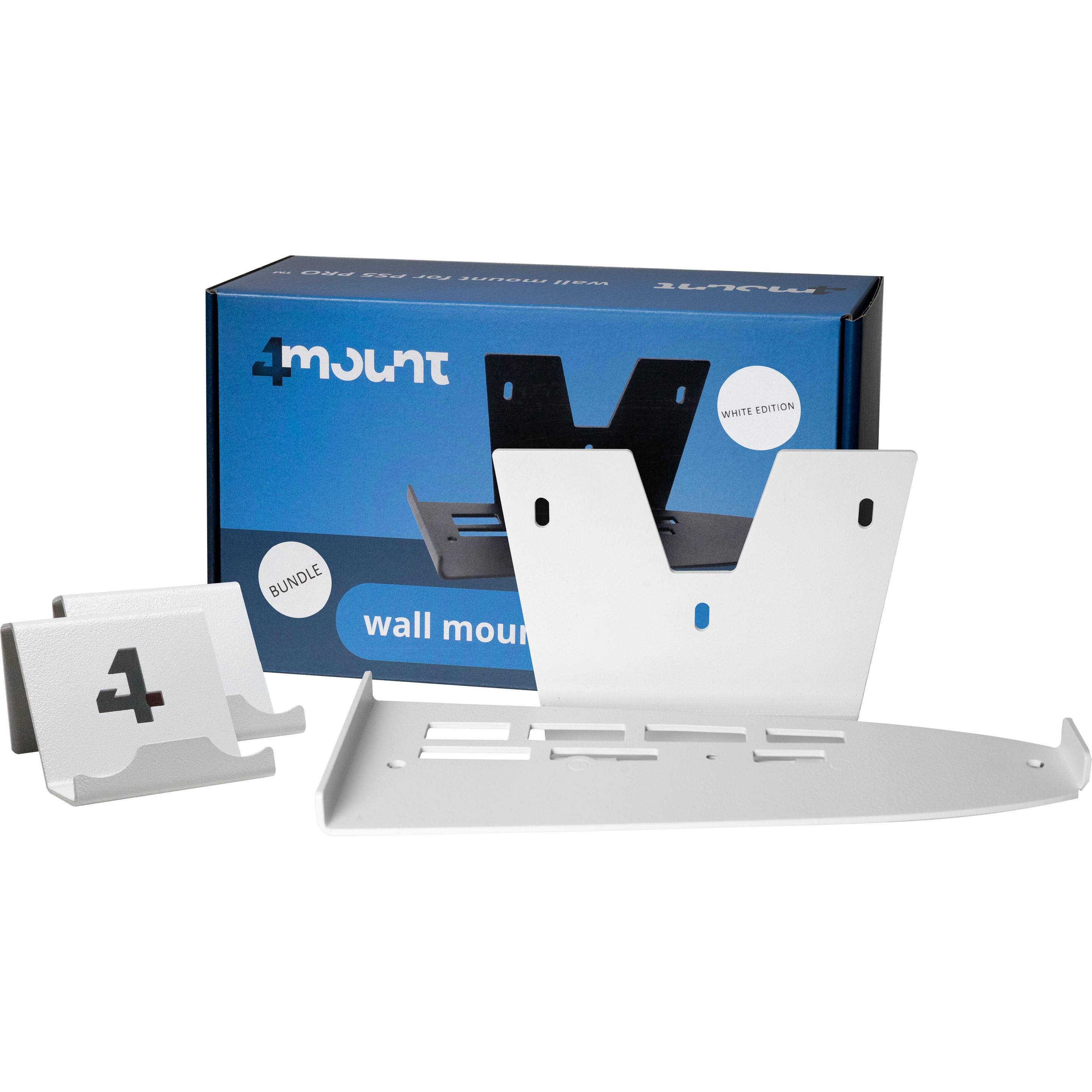 4Mount - Wall Mount for PS5 Pro - Bundle (PS5), Accessori per controller gaming