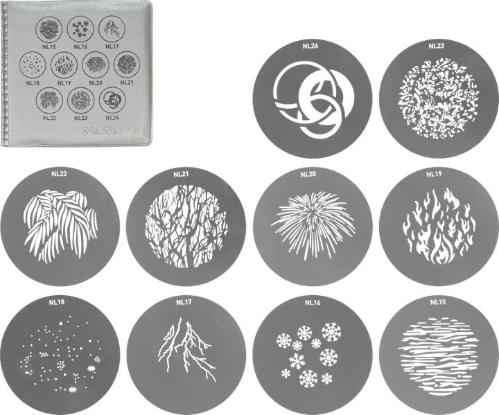 Immagine prodotto Nanlite Set gobo 2 per attacco di proiezione con montaggio FM