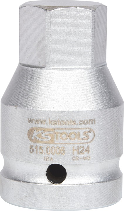Actual product image KS Tools 3/4" power bit socket nut hexagonal socket (24 mm)