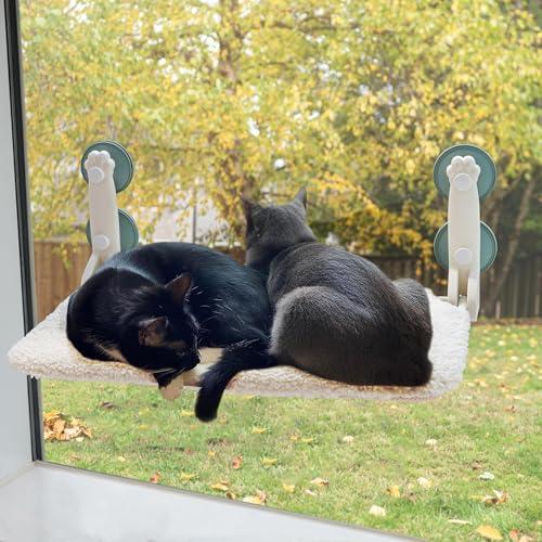 Actual product image Alopini Cat Hammock Window Seats for Cats Foldable Cat Bed Window with Stable Suction Cups up to (Cat)