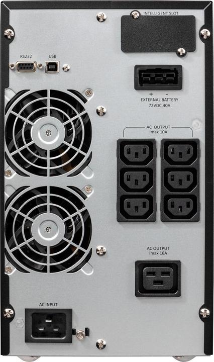 Image du produit Eaton Onduleur 9E Tour, 1ph, on-line, 3000VA, 2400W, sans batterie (3000 VA, 2400 W, Double convertisseur en ligne Onduleur)