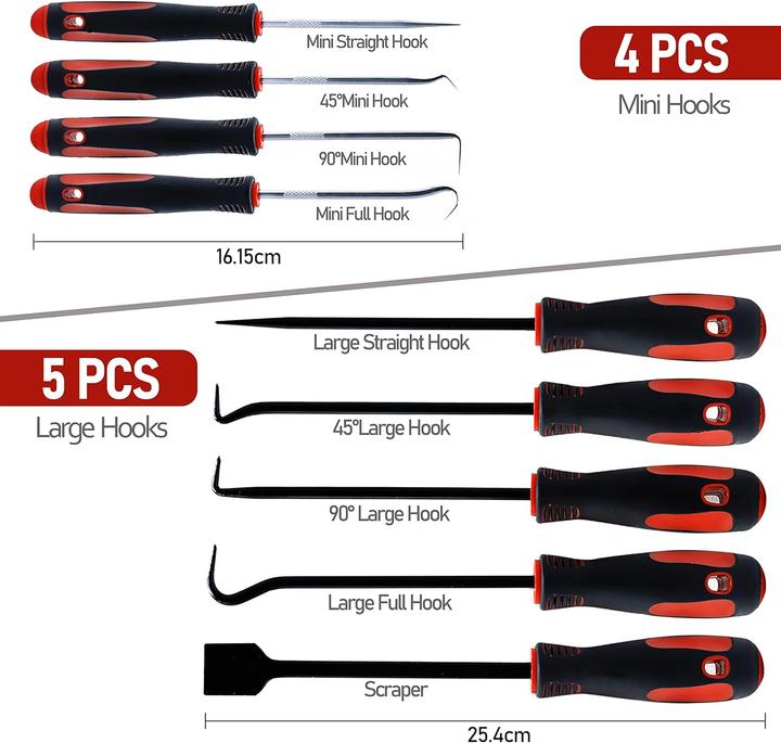 Immagine prodotto CCLife Set di attrezzi per raschietto e gancio