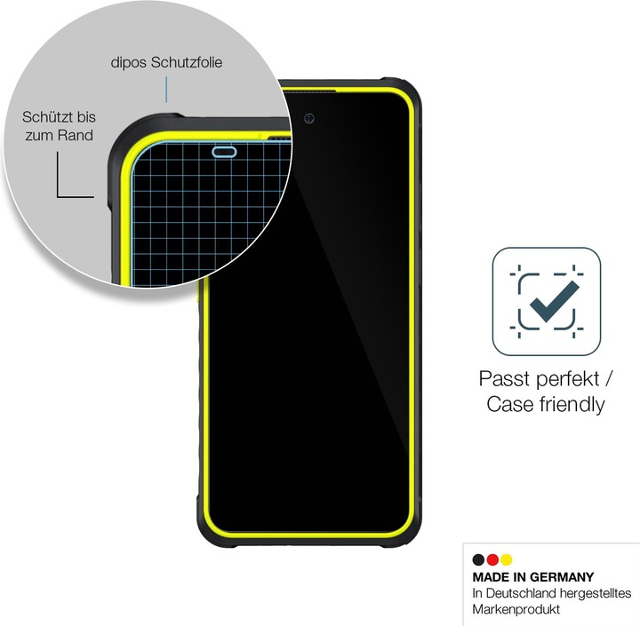 Actual product image Dipos Anti-Shock Screen Protector Clear (1 Piece, Ulefone Armor X)