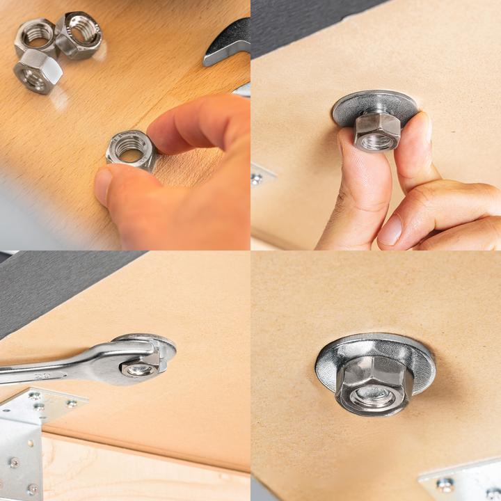 Image du produit Helpmate Sechskantmutter M6, Edelstahl A2, DIN 934 (M6)