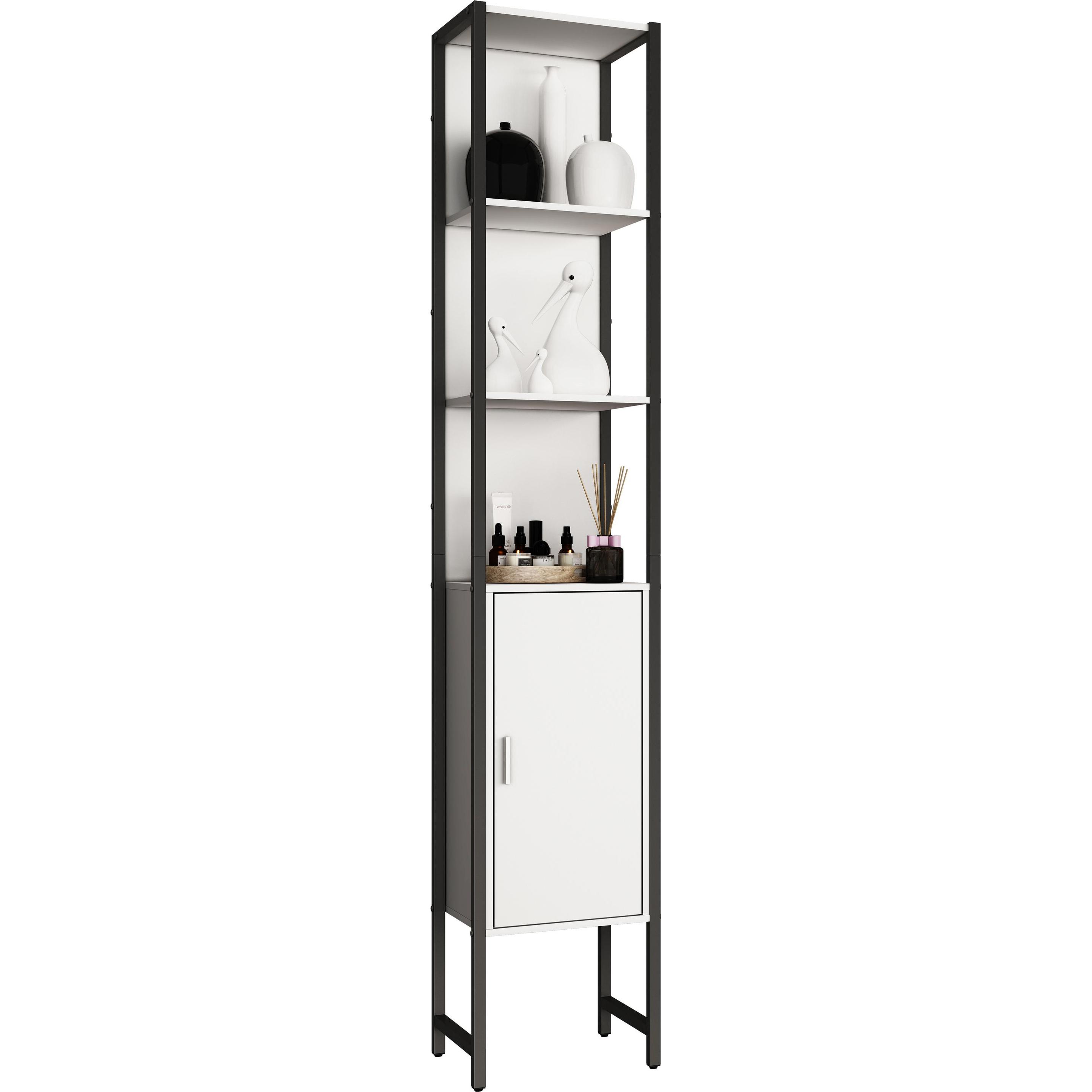 VCM, Badezimmerschrank, Edino (33 x 30 x 185 cm)