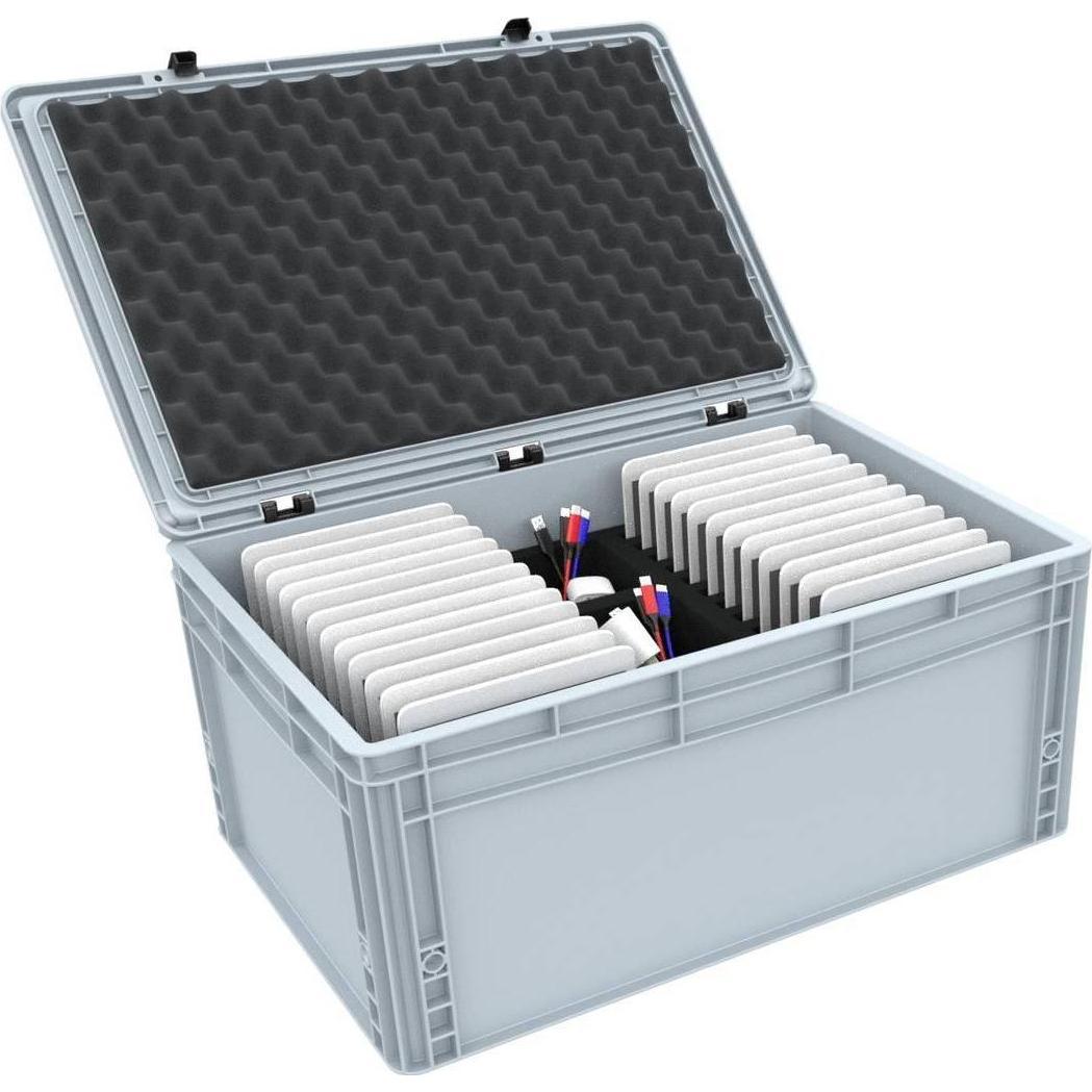 Feldherr ED 64/27 HG TABLET - Scatola per 24 tablet in custodie strette fino a 14 mm - compatibile con Apple (Materiale sintetico)