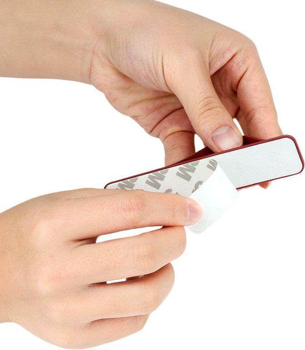 Actual product image Hurtel Self-adhesive finger holder with zipper - pink
