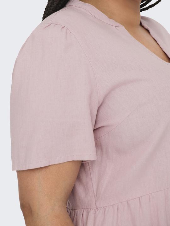 Produktbild Only Normal geschnitten V-Ausschnitt Curve Kurzes Kleid Kleid (42)