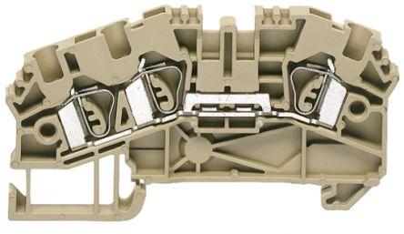 Produktbild RS PRO Spring terminal 4mm2 3W Beige (Diverse)