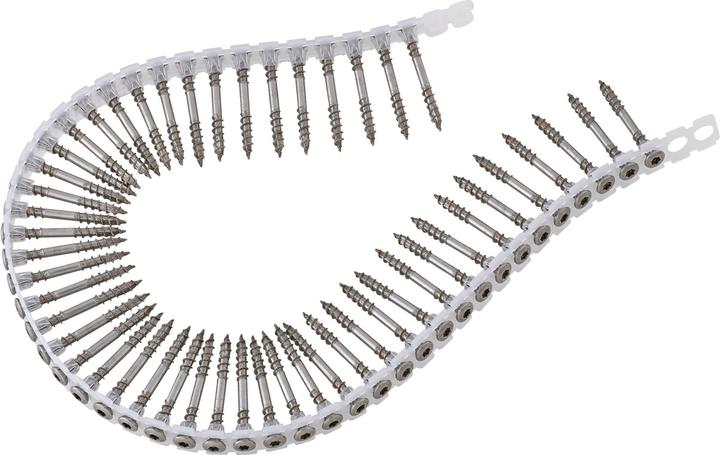 Actual product image Spax Façade Screw A2 T-Star Plus T20 Fixing Thread 4cut Magazined (500 Screws per piece)