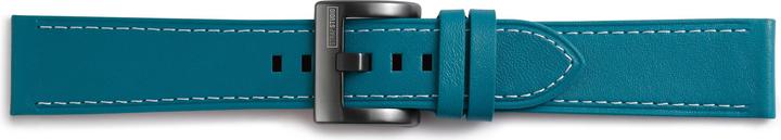 Strap Studio Leather Strap Türkis (20 mm, Leder, Gear Sport)