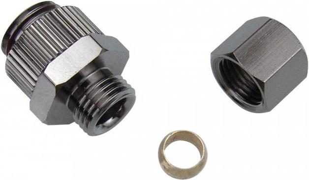 Produktbild Koolance Compression Fitting für Kupfer Tubes, OD 06 mm zu G 1/4 Zoll BSPP- silber