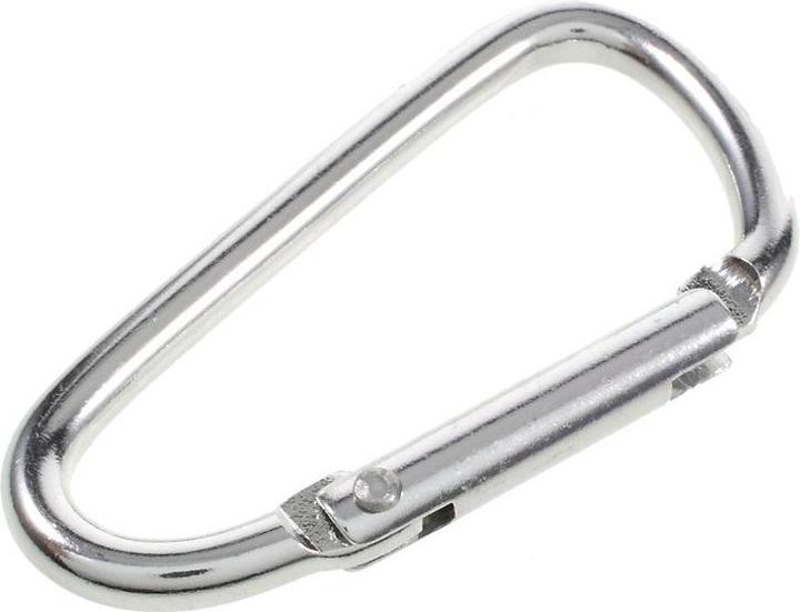 Produktbild Werkstein Aluminium Karabiner Haken, 5er Set, Schlüsselanhänger, assortiert