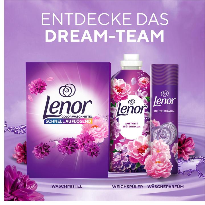Actual product image Lenor WM Pulver Amethyst & Blütentraum 4.5KG Waschmittel 90 WL (90 Washing cycles, Washing powder)