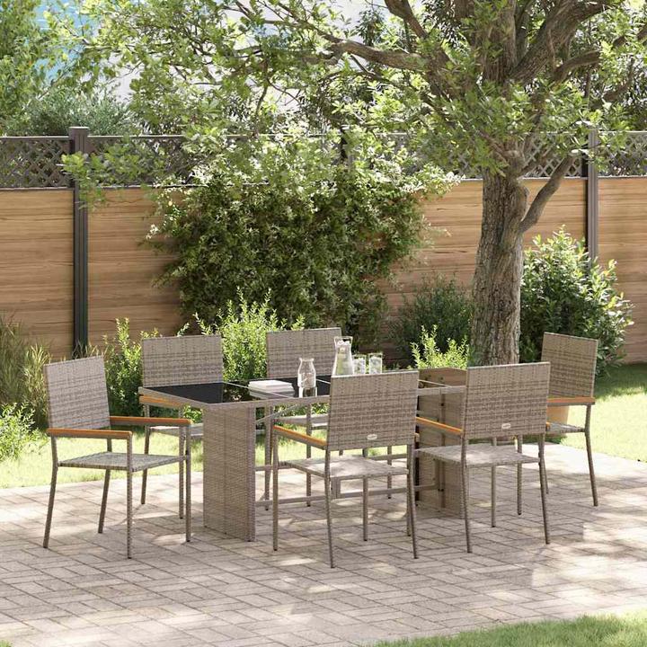 Actual product image vidaXL Garden dining set (190 x 80 x 75 cm)