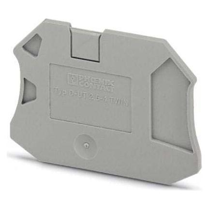 Phoenix Contact Grigio Tappo Di Chiusura D-Ut 4/1P-H, Cavo + Spina Elettrica,