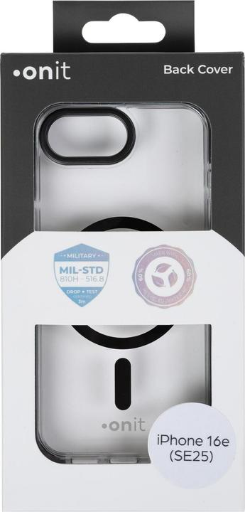 Produktbild Onit Back Cover Armorix iPhone 16e Schwarz transparent (Apple iPhone 16e)