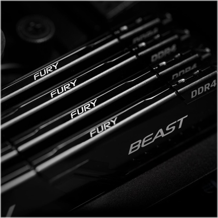 Actual product image Kingston FURY Beast (4 x 32GB, 3200 MHz, DDR4-RAM, DIMM)