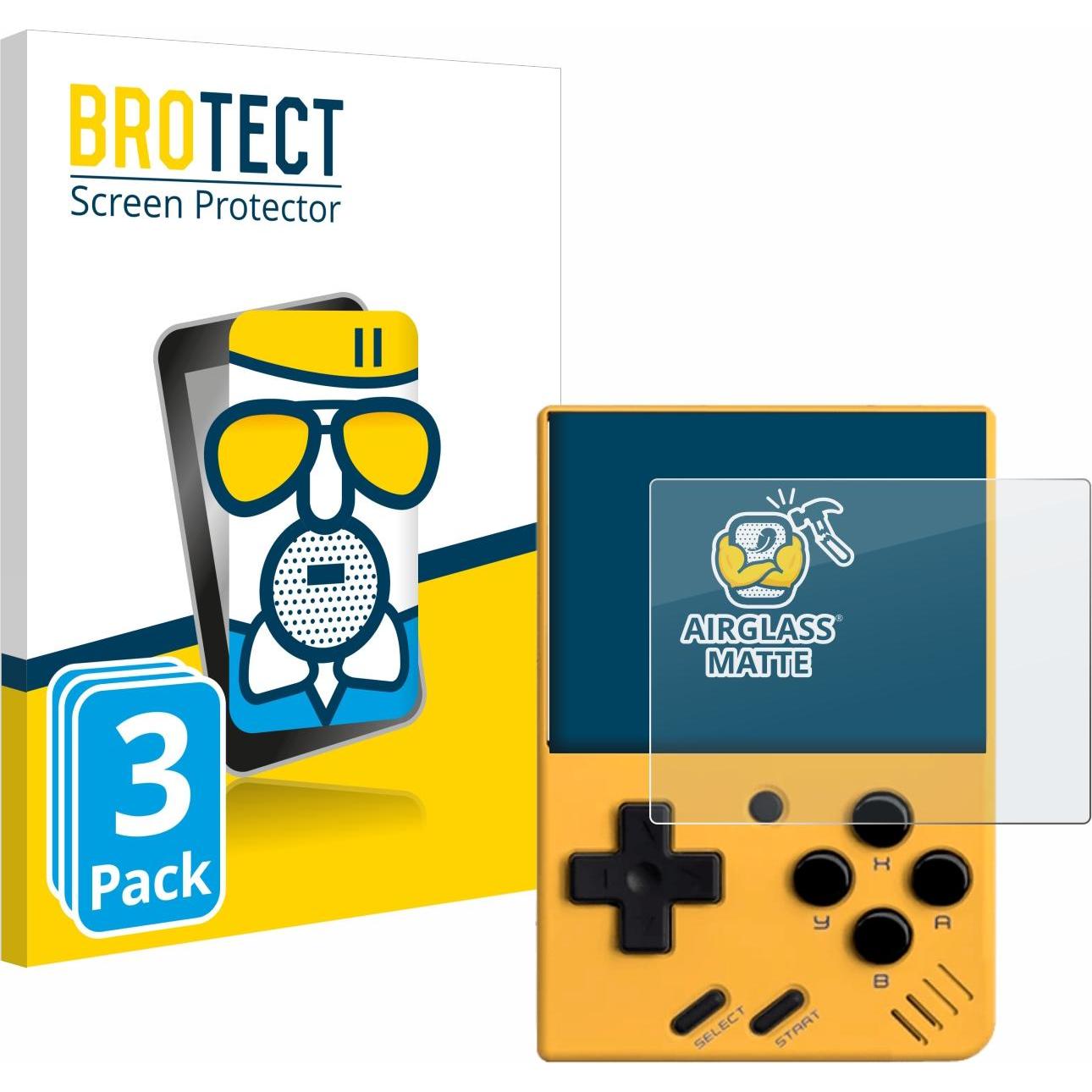 BROTECT Schutzglas Schutzfolie Glas Folie Displayschutz matt, Weiteres Gaming Zubehör, Grau