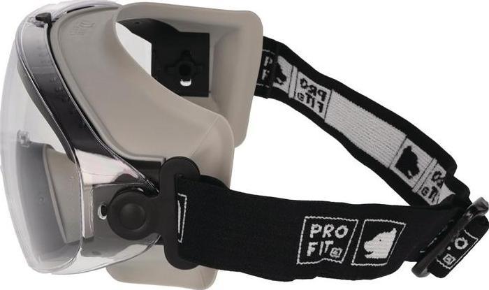 Actual product image Reldeen Vollsichtschutzbrille Monza EN166:2001 Rahmen schwarz, Scheibe klar Polycarbonat