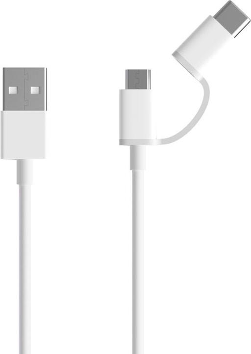 Xiaomi SJV4082TY - 1 m - USB A - Micro USB B - White (1 m, USB 2.0)