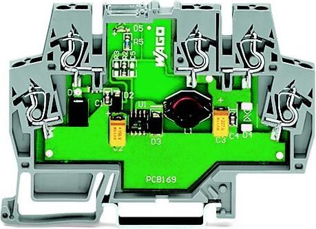 Produktbild Wago DC/DC-Wandler 24V/12V, 0,5A f.TS35 859-805 Spannungsart der Versorgungsspannung DC, 1. Ausgangsspann