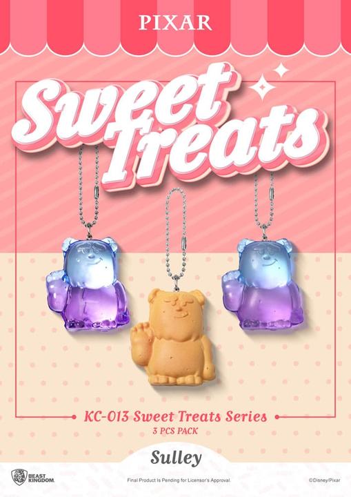 Produktbild Beast Kingdom Pixar Sweet Treats Series Schlüsselanhänger 3er-Pack 4 cm