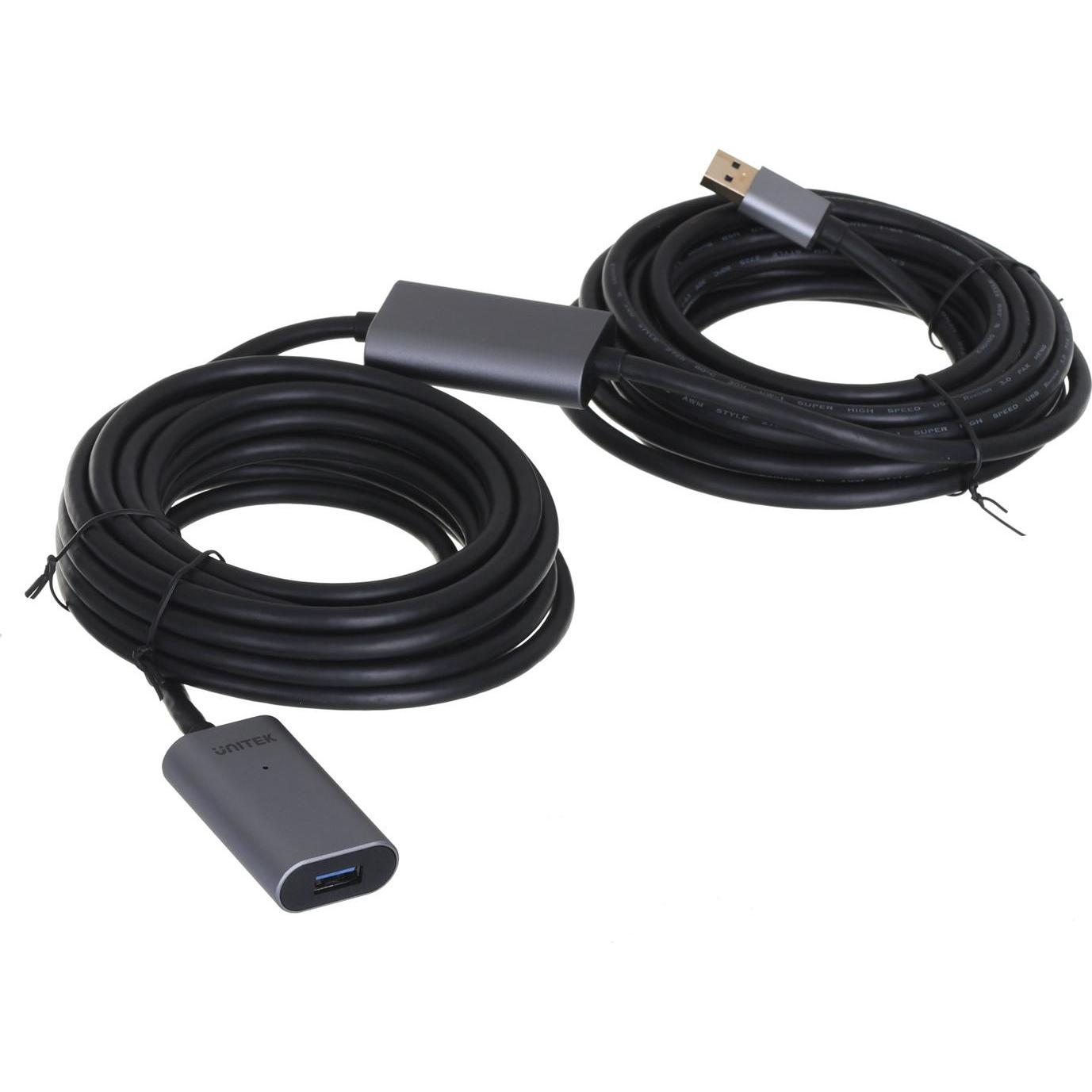 Thumbnail - Unitek Y-3005 USB Kabel USB 3.2 Gen 1 (3.1 Gen 1) USB A (10 m, USB 3.2 Gen 1), USB Kabel