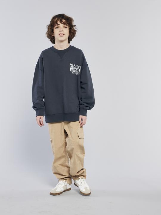 Image du produit Jonen Weites Jungen Sweatshirt in Washed-Optik (128)