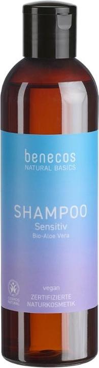Produktbild Benecos Shampoo Natural Basics Sensitiv - Aloe Vera (250 ml, Flüssiges Shampoo)